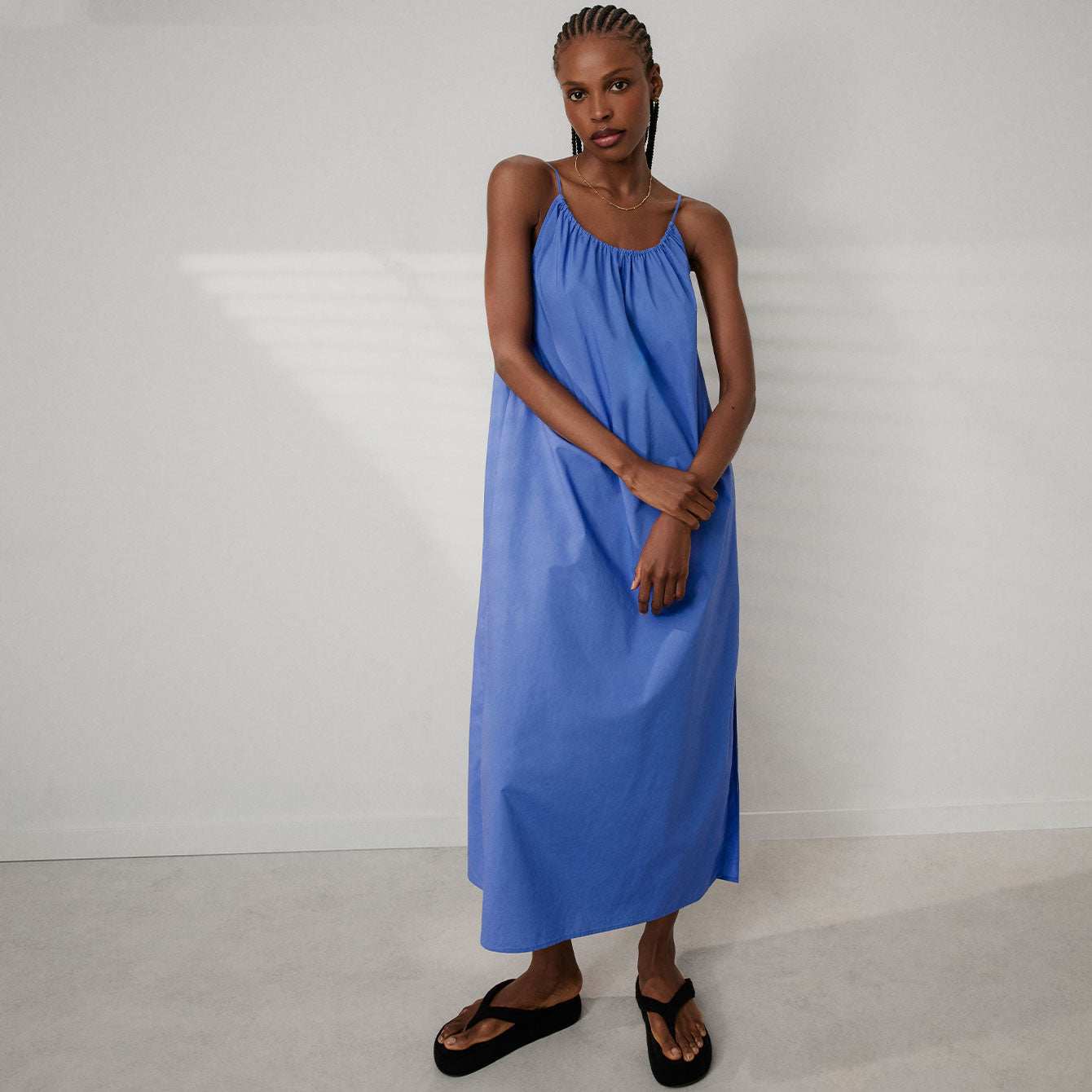 Airy Cotton Maxi Dress