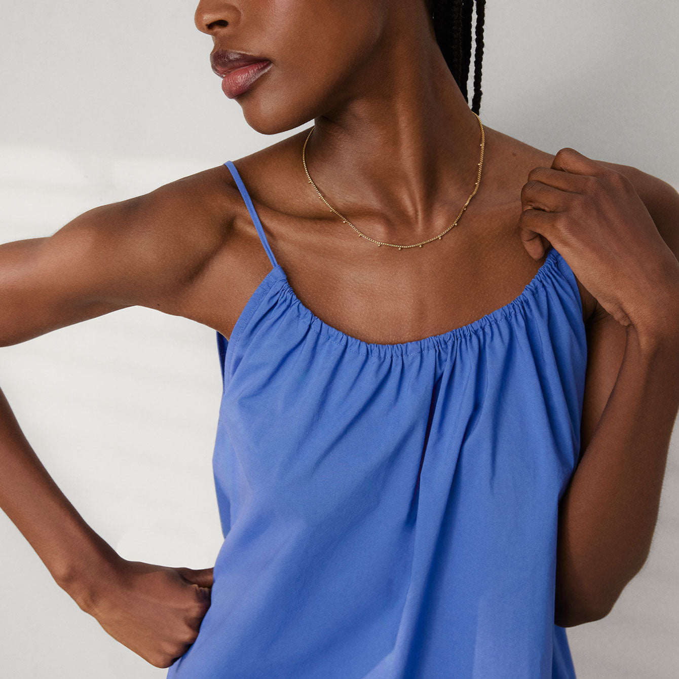 Airy Cotton Maxi Dress